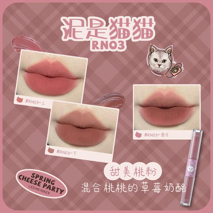 LEEMEMBER Cheese Party Double Lip Matt LM017 - Chic Decent