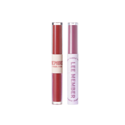 【NEW #10-12】LEEMEMBER Double Your Fun Lip Stain LM004 - Chic Decent