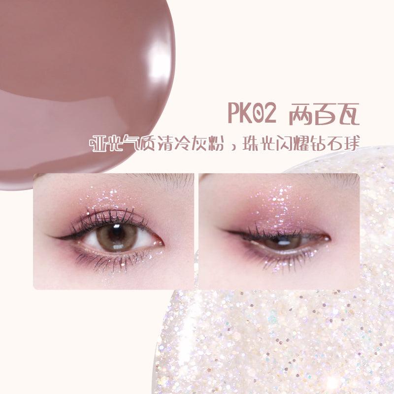 Highlight Powder Makeup Setting Ball With Glitter Makeup - Temu