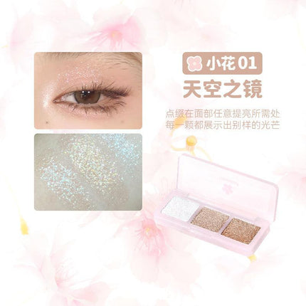 【NEW Flower #3 #4】LEEMEMBER JM Triple Eyeshadow LM006 - Chic Decent