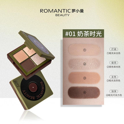 RMT Romantic Beauty Four-Color Eye Shadow RMT006 - Chic Decent