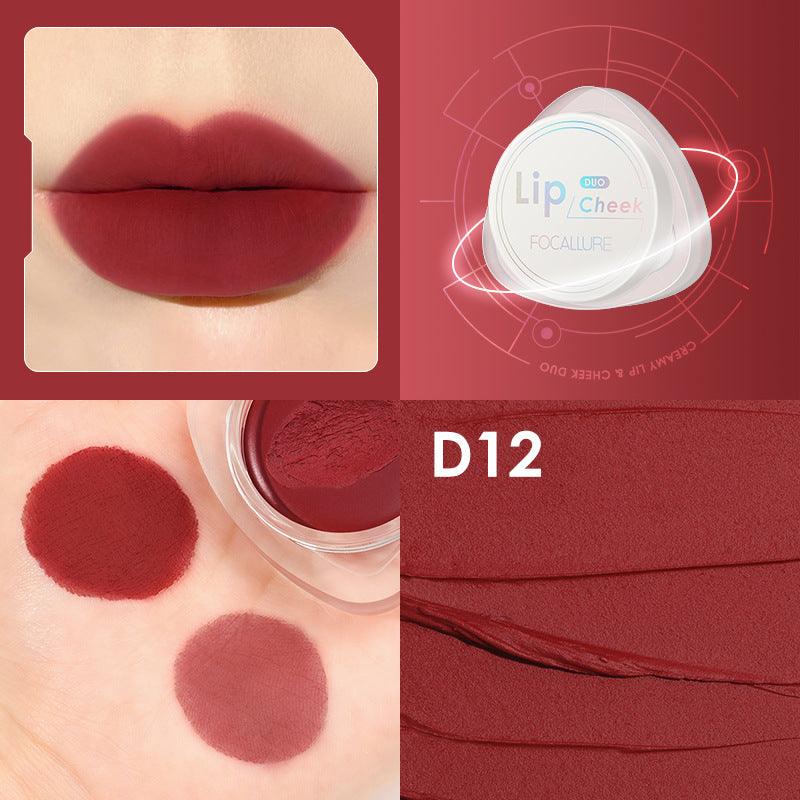 Focallure Velvet Hazy Matte Cheek and Lip Mud FA266 - Chic Decent