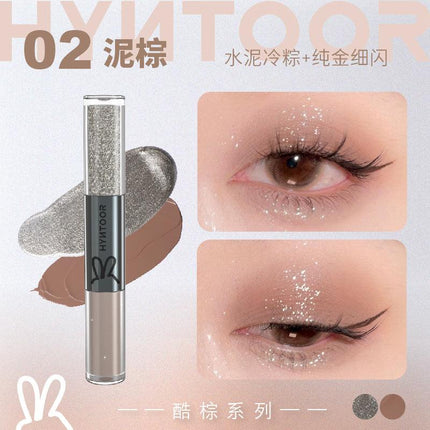 HYNTOOR Double Liquid Eyeshadow HYT012 - Chic Decent