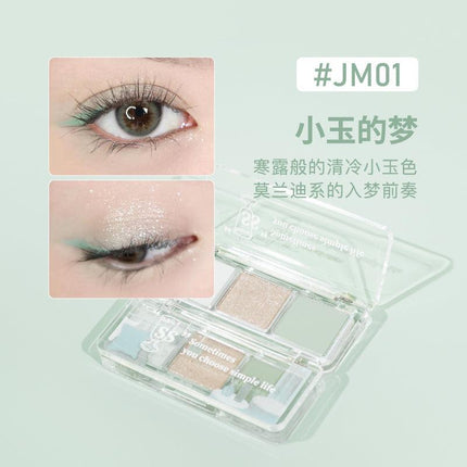 【NEW Flower #3 #4】LEEMEMBER JM Triple Eyeshadow LM006 - Chic Decent