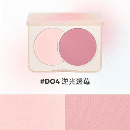 【NEW D06-D08】Judydoll dual color combination blush JD100 - Chic Decent