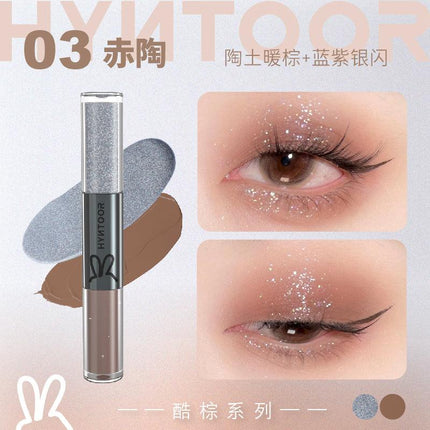 HYNTOOR Double Liquid Eyeshadow HYT012 - Chic Decent