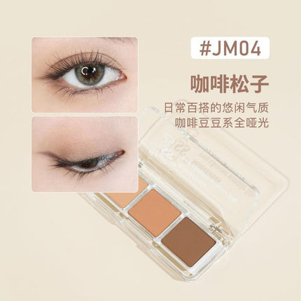 【NEW Flower #3 #4】LEEMEMBER JM Triple Eyeshadow LM006 - Chic Decent