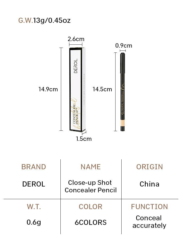 DEROL Close-Up Shot Concealer Pencil DR032 - Chic Decent