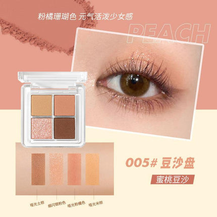 UKISS Starry Fields 4-Colors Eyeshadow UKS013 - Chic Decent