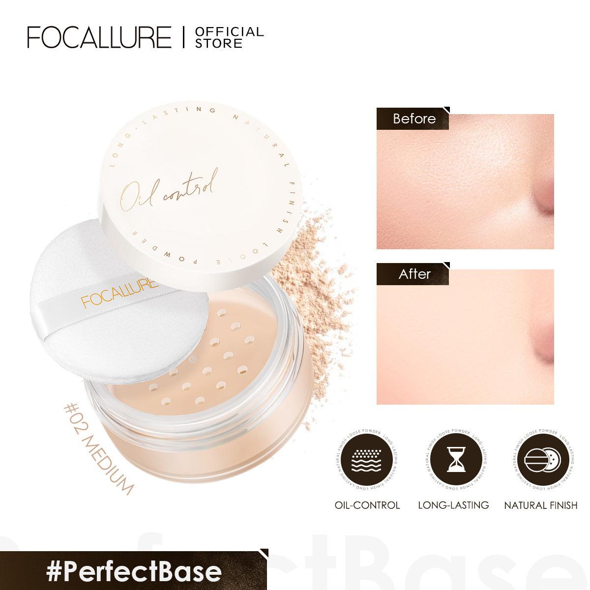 Focallure Oil Control Loose Powder FA201 - Chic Decent