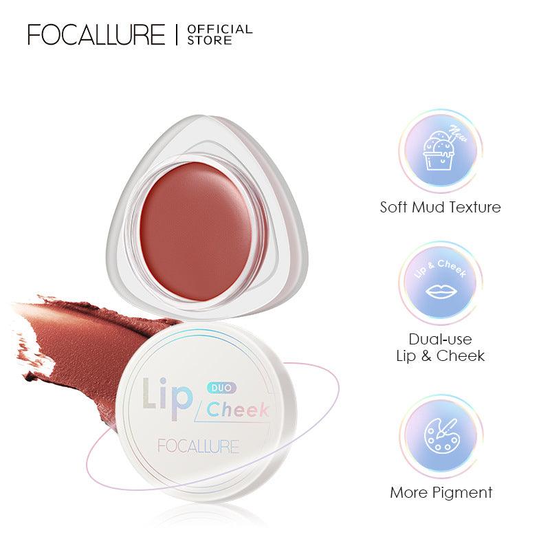 Focallure Velvet Hazy Matte Cheek and Lip Mud FA266 - Chic Decent