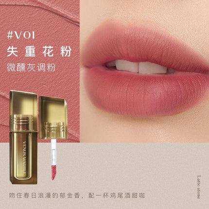 VENUS MARBLE Latte Stone Misty Lip Gloss VM010 - Chic Decent