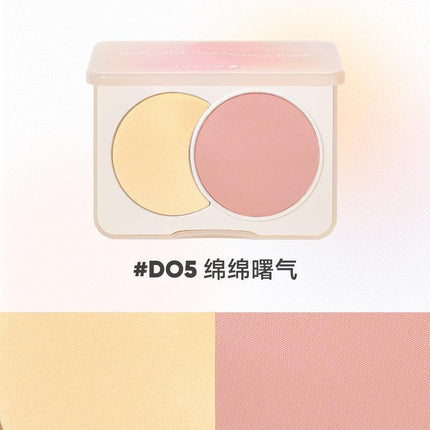 【NEW D06-D08】Judydoll dual color combination blush JD100 - Chic Decent