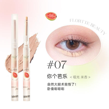 【NEW 8#-11#】FLORTTE I Love Myself Silkworm Eyeshadow Pen FLT036 - Chic Decent