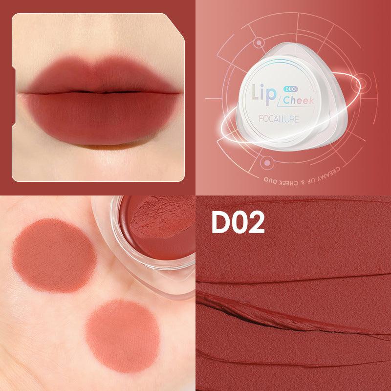 Focallure Velvet Hazy Matte Cheek and Lip Mud FA266 - Chic Decent