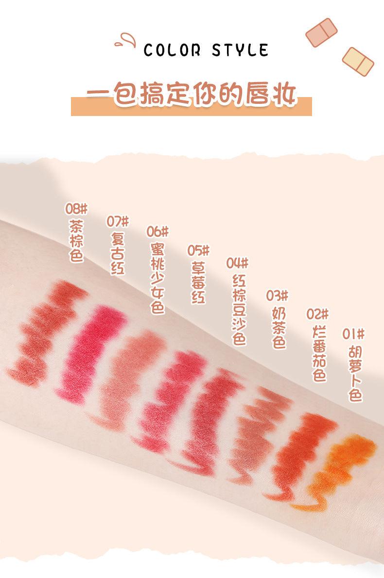 【FREE GIFT】DEROL Little Monster Capsule Lipstick 8 Shades In DR040 - Chic Decent