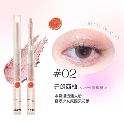 【NEW 8#-11#】FLORTTE I Love Myself Silkworm Eyeshadow Pen FLT036 - Chic Decent