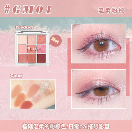 【NEW AM】JILL LEEN Mini Eyeshadow Palette JL003 - Chic Decent