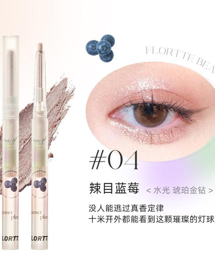 【NEW 8#-11#】FLORTTE I Love Myself Silkworm Eyeshadow Pen FLT036 - Chic Decent
