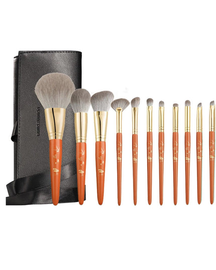 Rownyeon Happy Meeting You Portable Makeup Brush 11-in-Set RY006 - Chic Decent