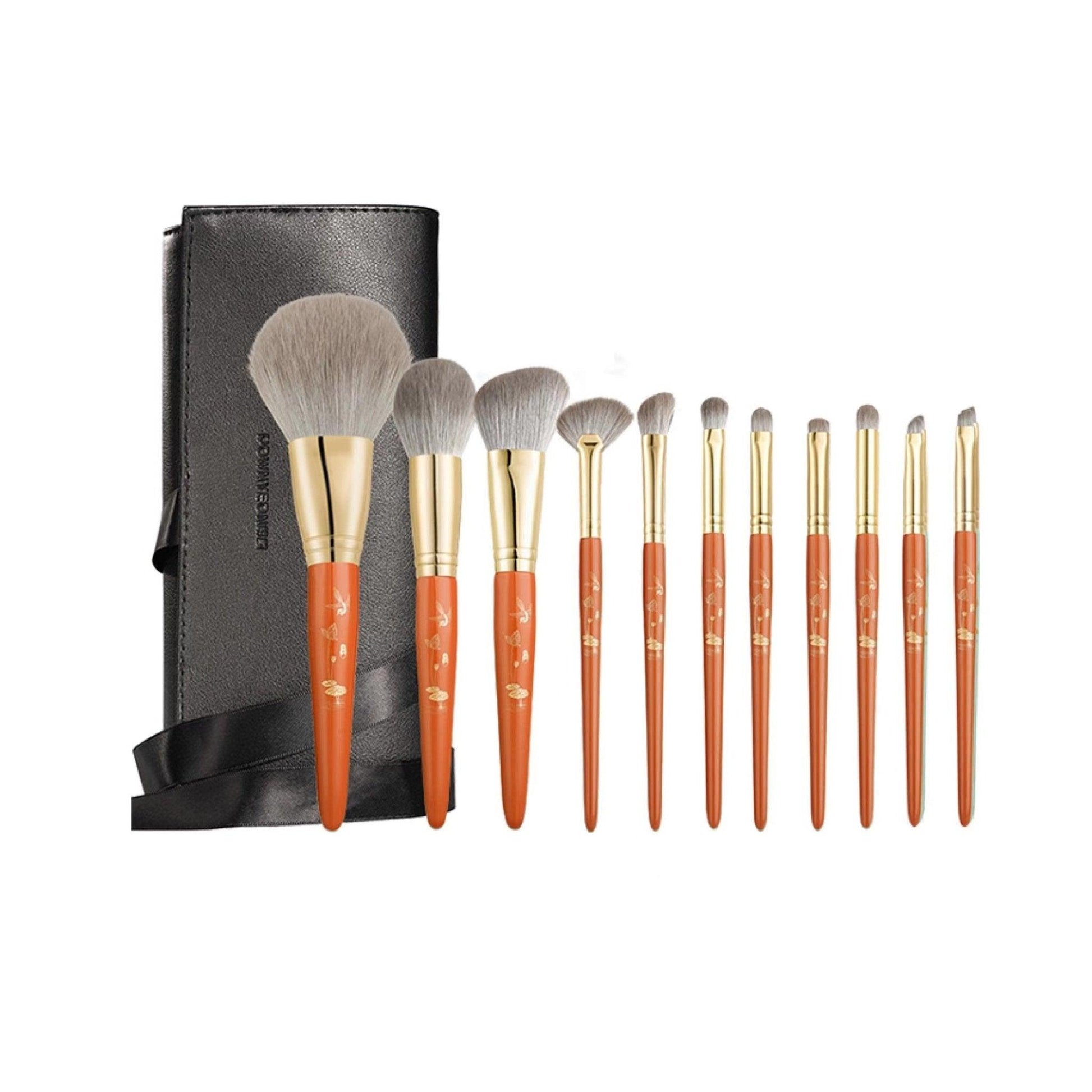 Rownyeon Happy Meeting You Portable Makeup Brush 11-in-Set RY006 - Chic Decent