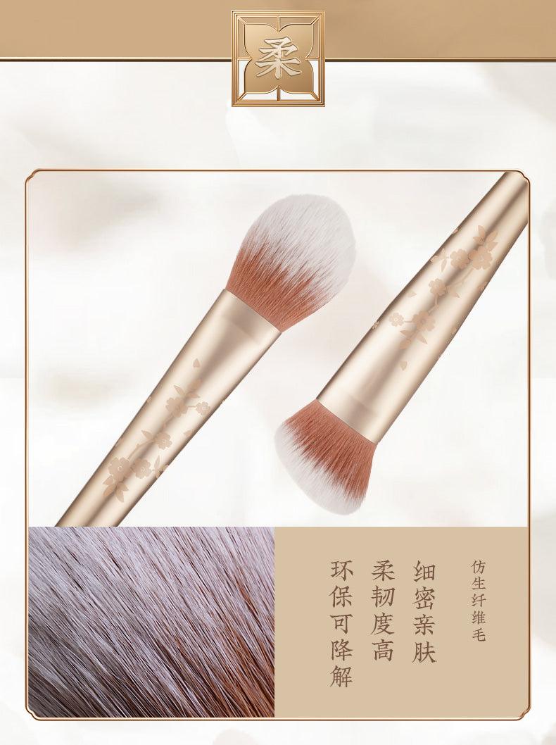 Rownyeon Hidden Fragrance Portable Makeup Brush 10-in-Set RY007 - Chic Decent