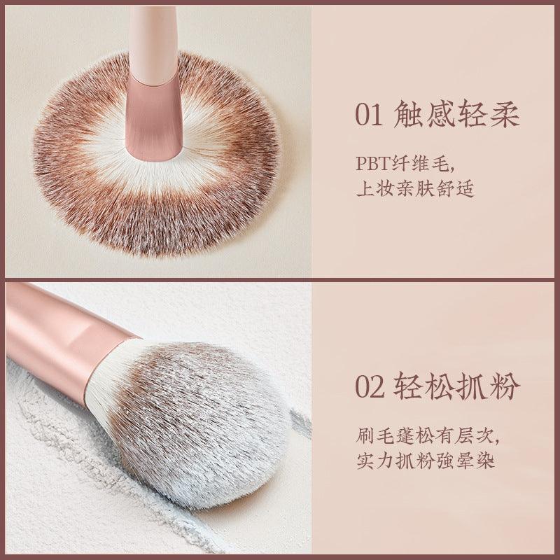 Rownyeon Misty Peach Makeup Brush 11-in-Set RY013 - Chic Decent