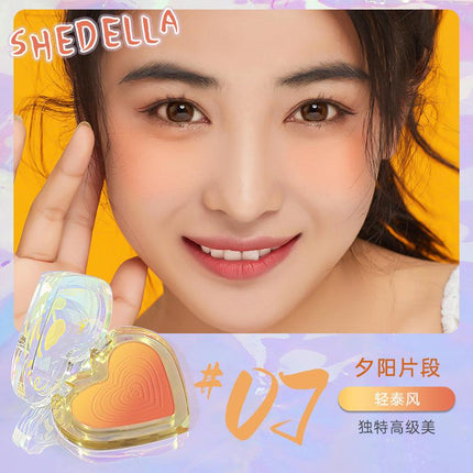 Shedella Heart Blusher SDL07 - Chic Decent