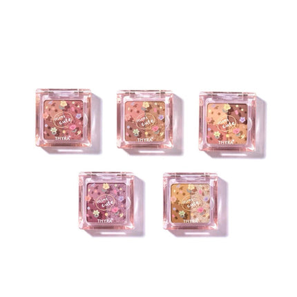 【NEW 18-23】Thyra Mini Cute Y2K Tri-color Eyeshadow THY003 - Chic Decent