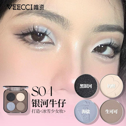 Veecci Four Colors Eyeshadow VC023 - Chic Decent