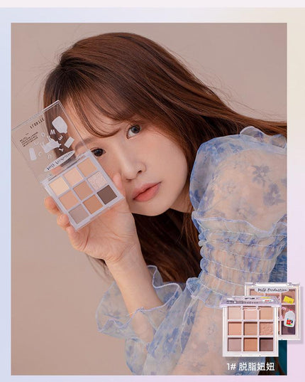 FLORTTE Flower Variety Store 9 Color Eyeshadow FLT036 - Chic Decent