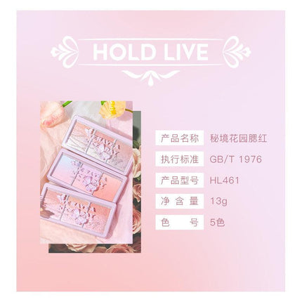 【NEW! 106】HOLDLIVE Secret Garden Blush HL461 - Chic Decent