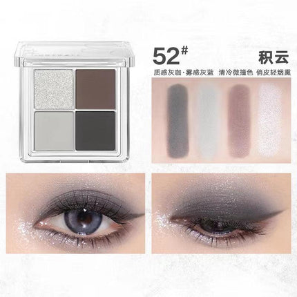 【NEW! 57-60】Judydoll 4 Shades Eyeshadow Palette for Beginners JD038 - Chic Decent