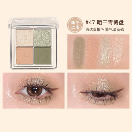 【NEW! 57-60】Judydoll 4 Shades Eyeshadow Palette for Beginners JD038 - Chic Decent