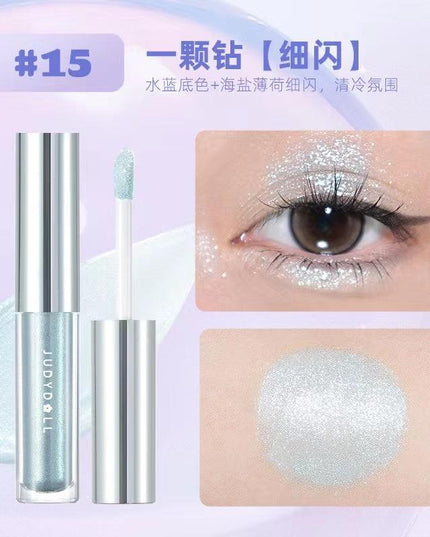 【NEW 01-03# 15# 16# 】Judydoll Glittering Liquid Waterproof Charming Eyeshadow JD026 - Chic Decent