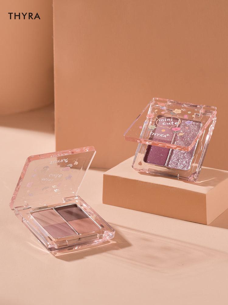 【NEW 18-23】Thyra Mini Cute Y2K Tri-color Eyeshadow THY003 - Chic Decent